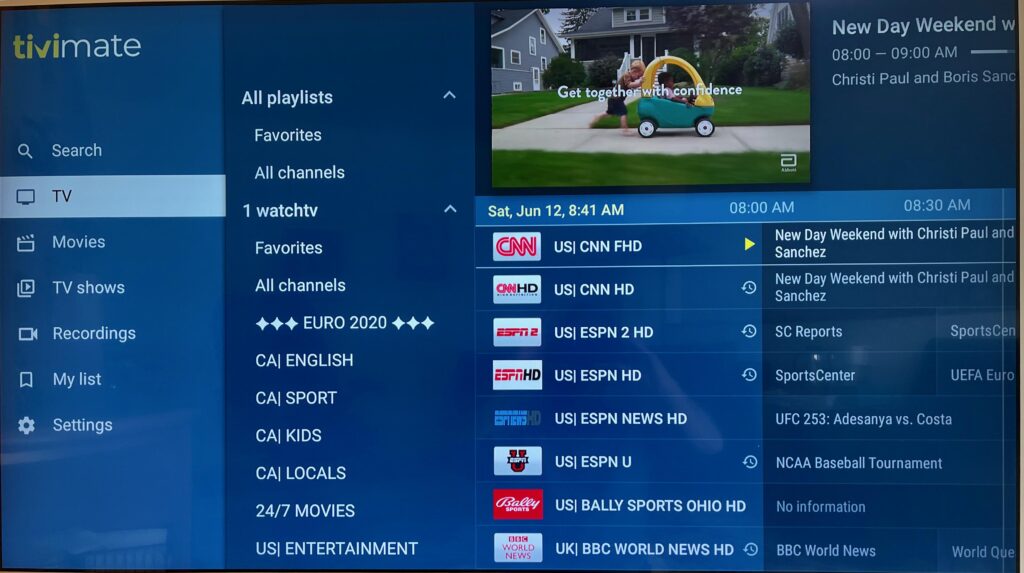 this image is about tivimate and ibo player and smartone iptv